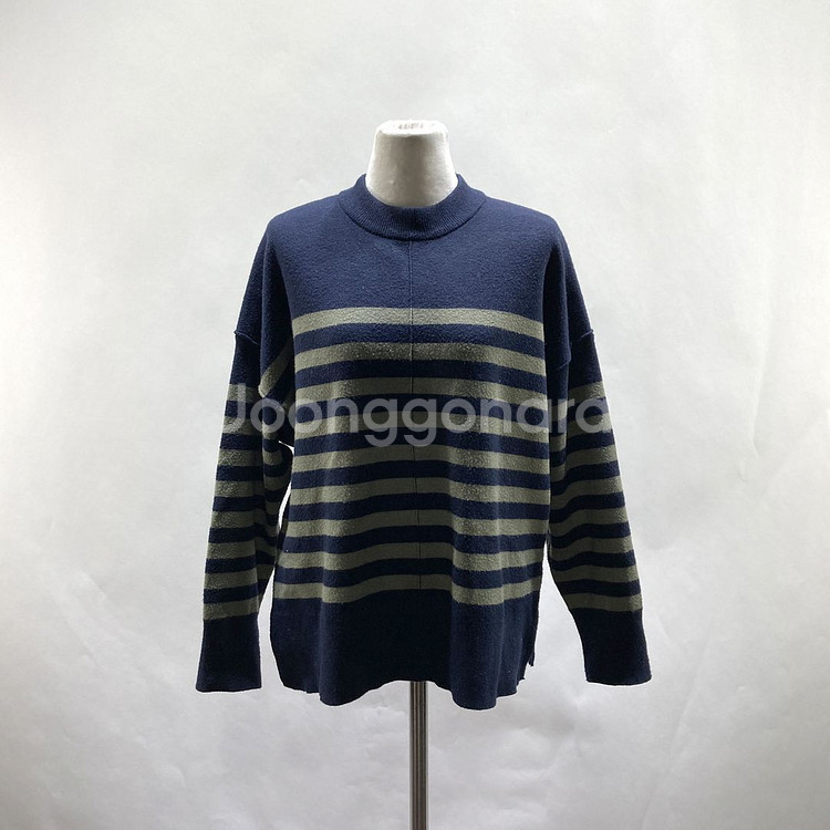 자라 여성루즈핏니트티셔츠 네이비 S 영구제--0