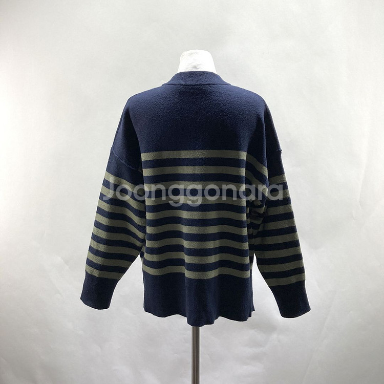 자라 여성루즈핏니트티셔츠 네이비 S 영구제--2