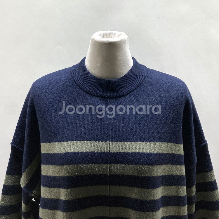 자라 여성루즈핏니트티셔츠 네이비 S 영구제--1