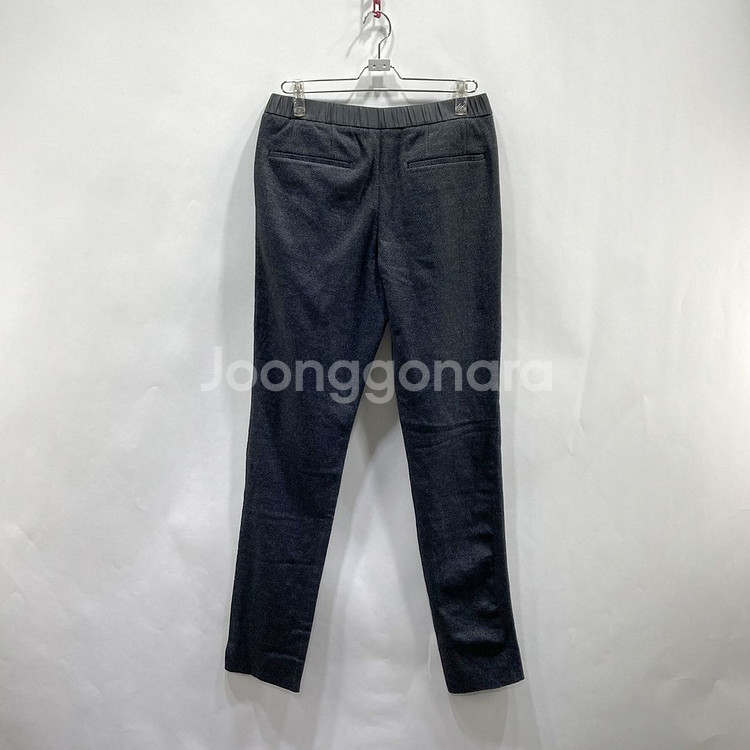 지오지아 남성모직팬츠 미사용 밴딩 블랙 33 영구제--2