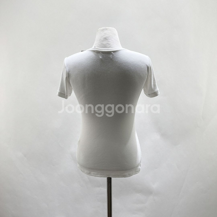 무신사스탠다드 새상품 우먼 리브드 반팔 XS 영구제--2