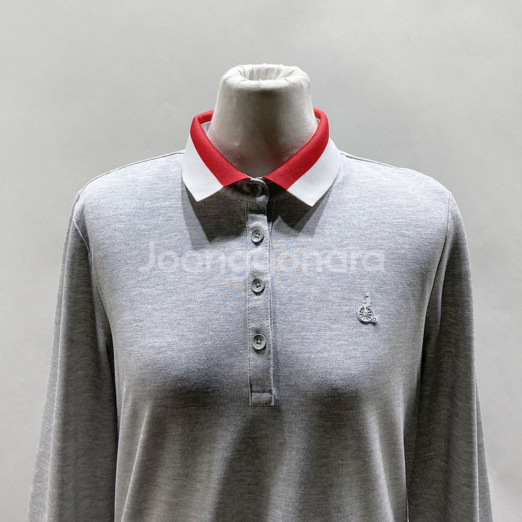 빈폴골프 여성카라긴팔티 그레이 95 영구제--1