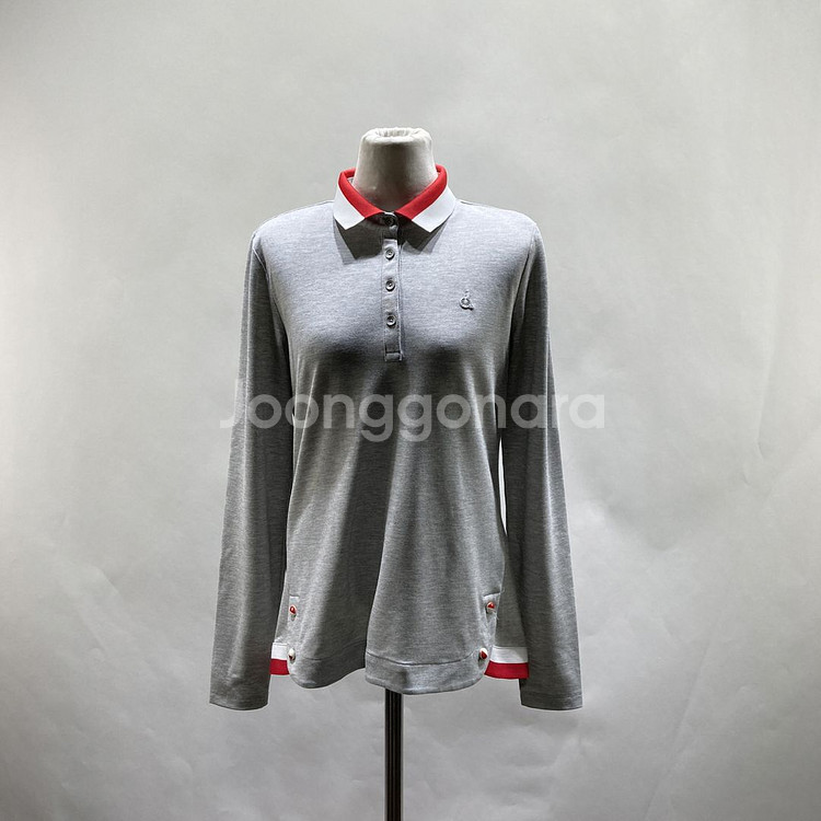 빈폴골프 여성카라긴팔티 그레이 95 영구제--0