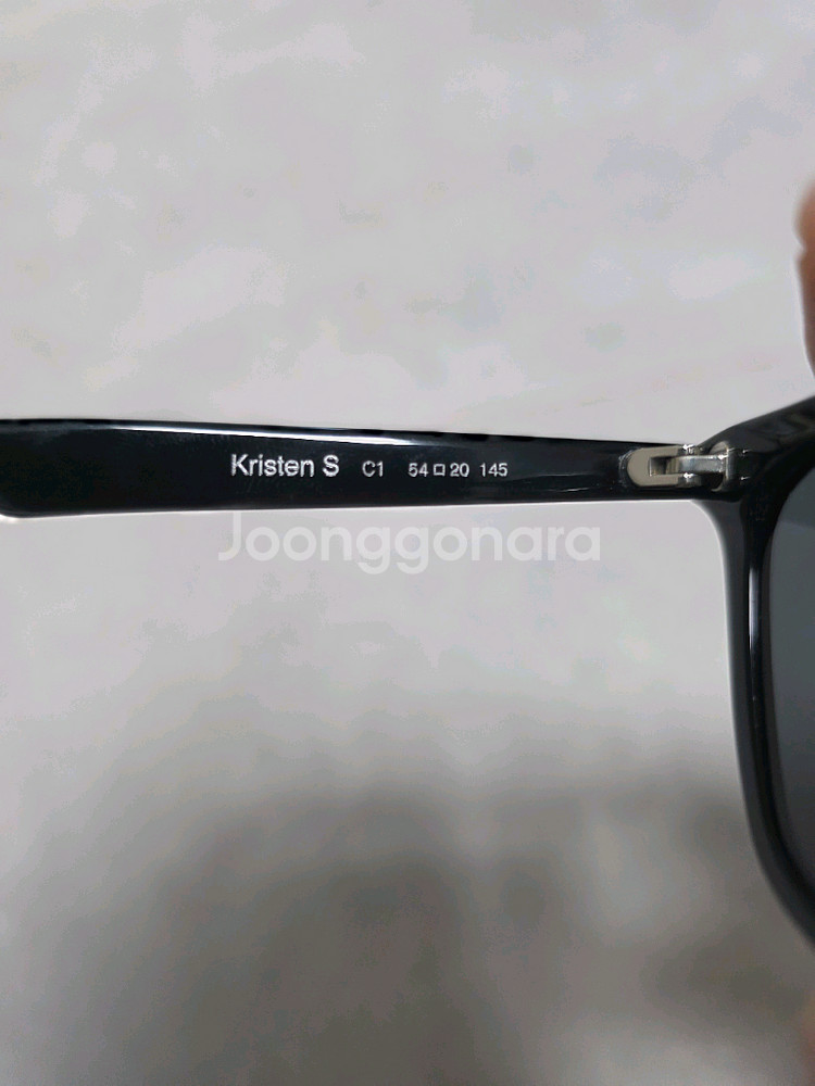 카린 Kristen S C1 블랙 선글라스 팝니다.--1