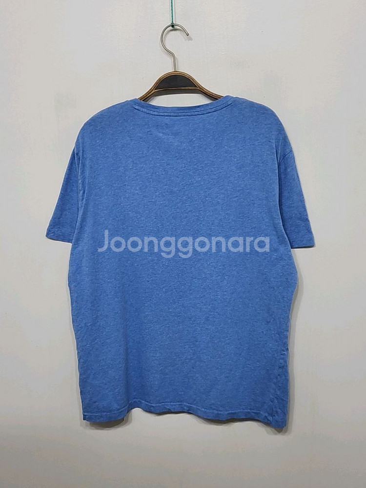 (L) 랄프로렌 폴로 반팔티 하늘색 빅포니 면티셔츠--5