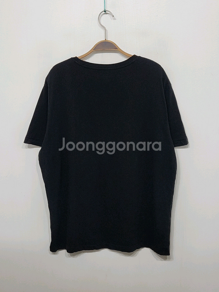 (XL) 랄프로렌 폴로 반팔티 블랙 로고 면티셔츠--5