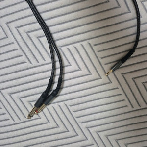 3.5mm to ts (5.5mm) Y 케이블