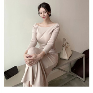 브라캡내장 봄가을원피스