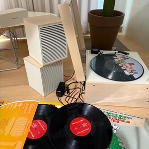 크로슬리 턴테이블 + 스누피크리스마스lp+스누피lp