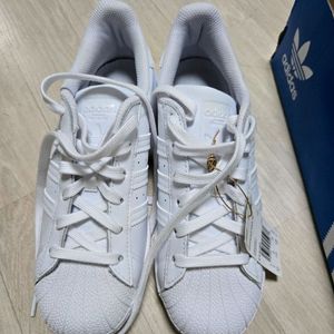 아디다스 슈퍼스타 W 올화이트 새상품