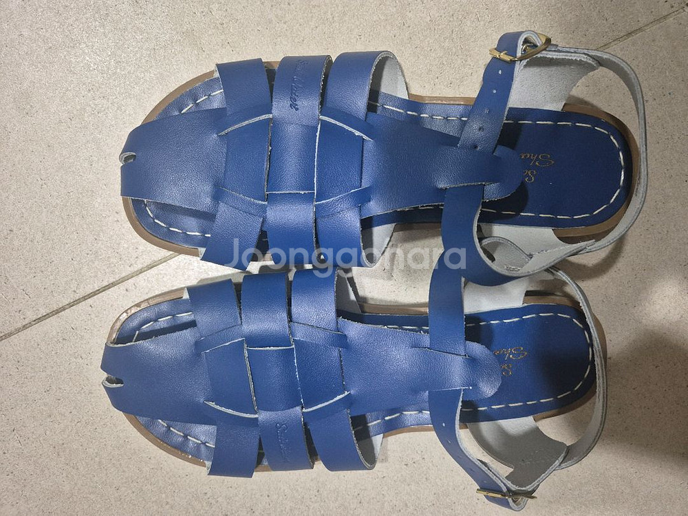 솔트워터 샤크코발트 샌들 250-255 (새상품급)--4