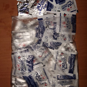 일괄) 진라면 순한맛 분말스프 35개 건더기스프 33개