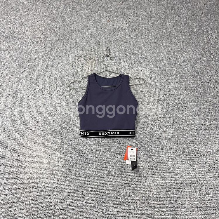 [새상품]젝시믹스 네이비 운동 기능성 브라탑 나시 S--0