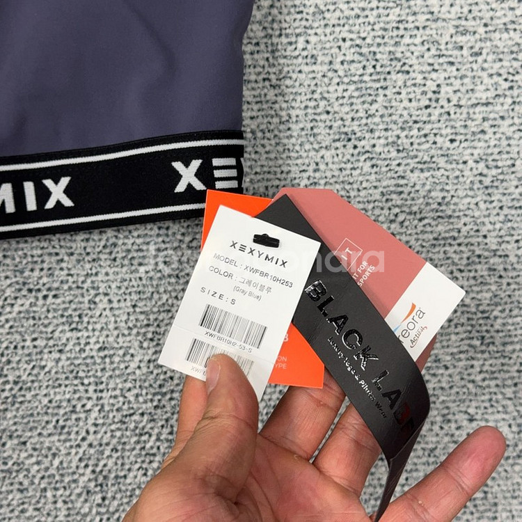 [새상품]젝시믹스 네이비 운동 기능성 브라탑 나시 S--2