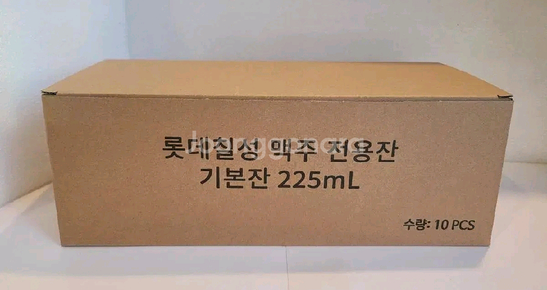 롯데칠성 신제품 크러시 전용 맥주잔 10개입 1박스--2