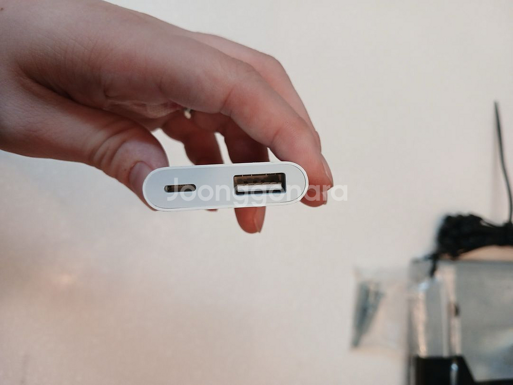 애플 정품 라이트닝 USB3 카메라 어댑터--0