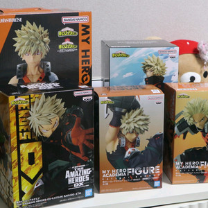나의히어로아카데미아 히로아카 바쿠고 카츠키 피규어 일괄