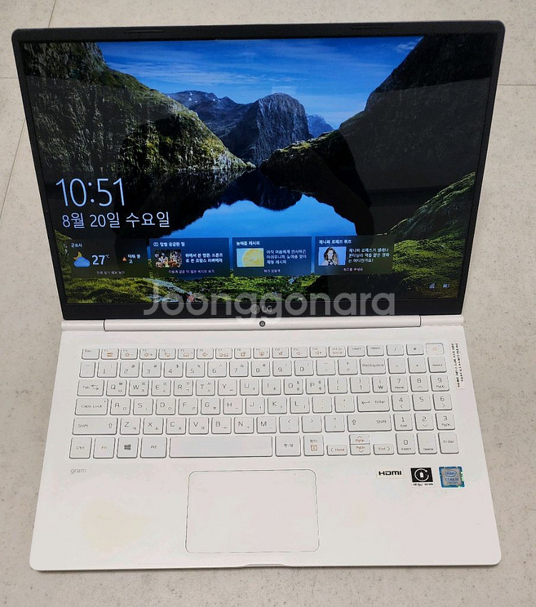 LG그램 15인치 노트북 RAM 16G, SSD 512--0