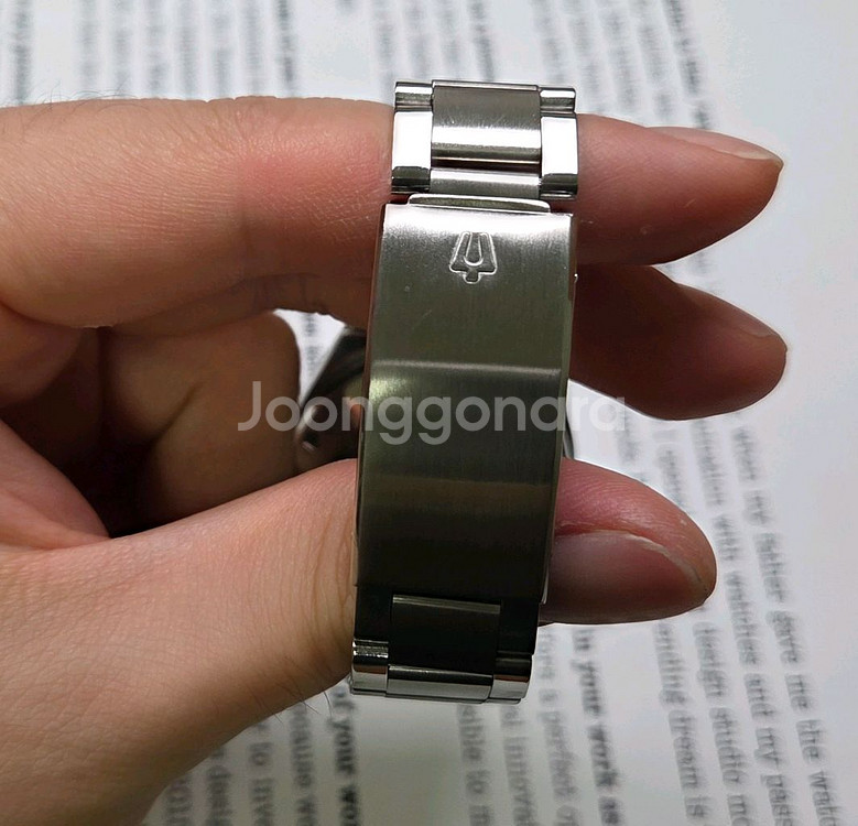 빈티지 부로바 UFO 데이데이트 실버판 점보 각유리 통--7