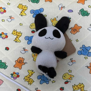 일본 빈티지 우사판다 판다토끼 인형 키링