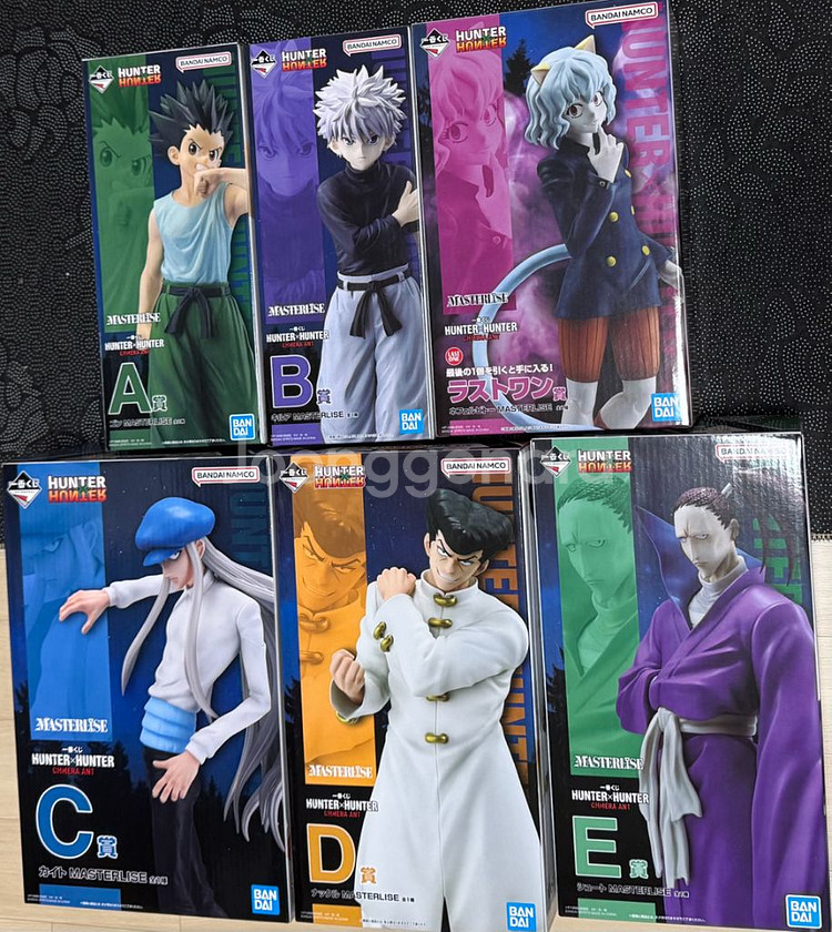 (전종/미개봉)헌터헌터 제일복권 키메라앤트 피규어 일괄--0