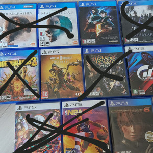 PS5 PS4 타이틀 팝니다
