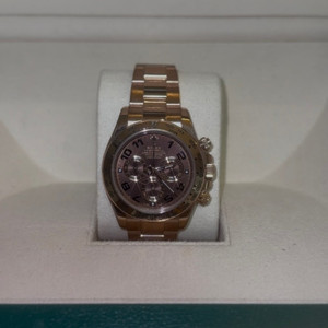 롤렉스 데이토나 로즈골드 아라빅 다이얼 초코 40MM