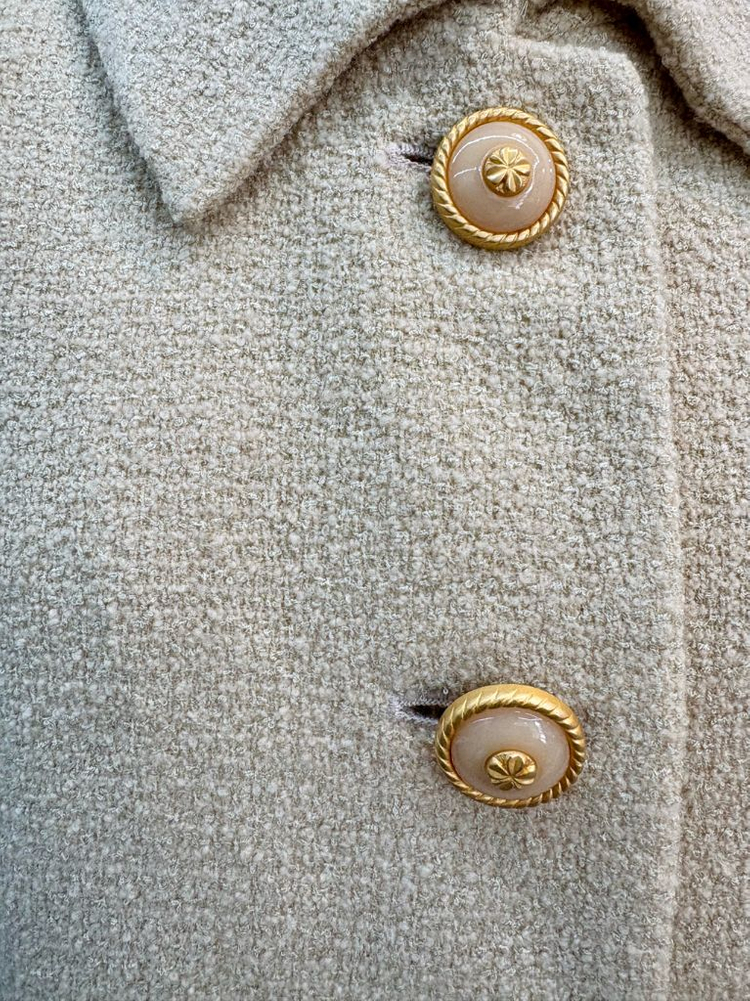 일본빈티지 LOVE RICH 러브리치 트위드부클자켓--8