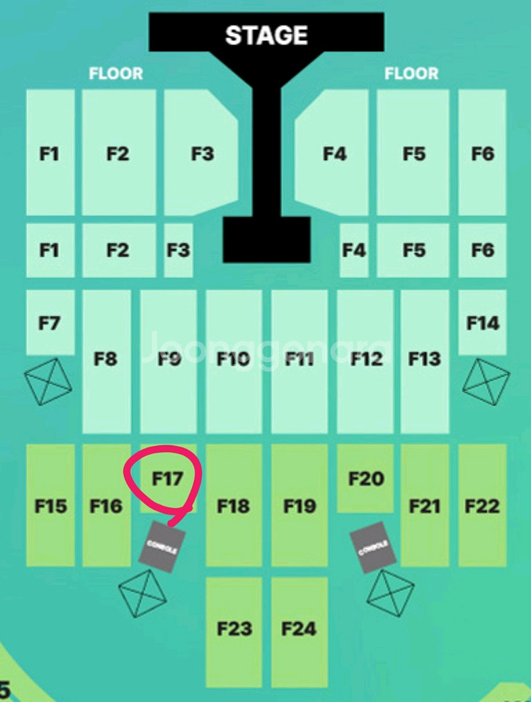 <DAY6 첫콘 F17 3열> 데이식스 콘서트 8/30--0