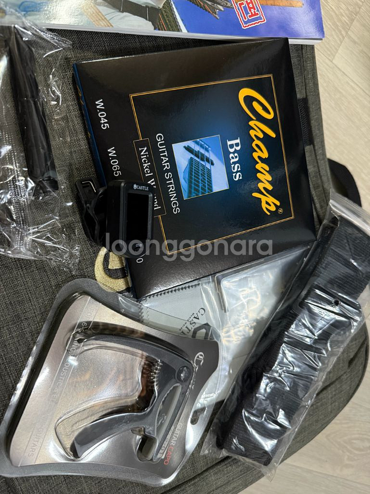 Cort Action Plus 블랙 베이스 기타 풀세트--3