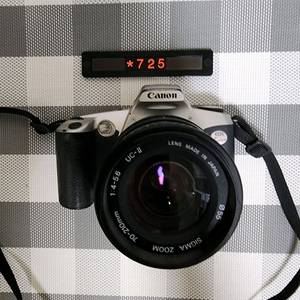 캐논 EOS 키스 데이터백 필름카메라 실버바디