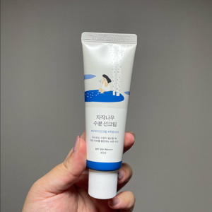 라운드랩 자작나무 수분 선크림 40ml 새제품
