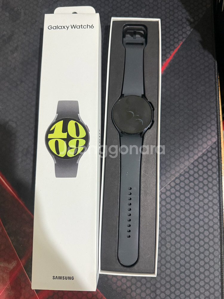 갤럭시워치6 44mm 그라파이트 lte 팝니다--0