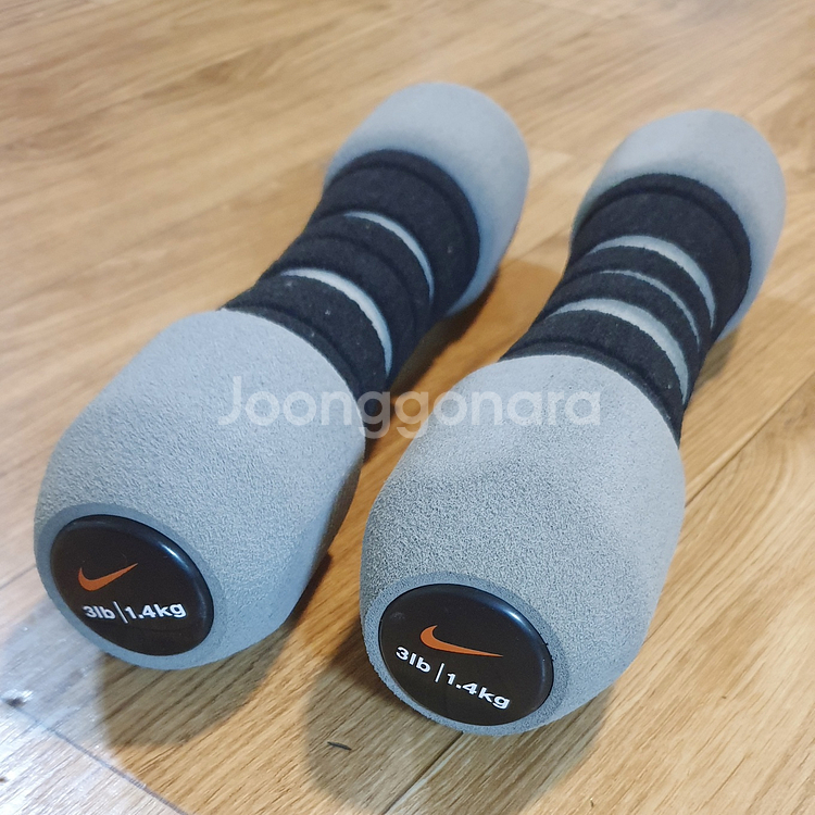 미사용 나이키 1.4kg 핸드 웨이트 네오프렌 덤벨 아--0