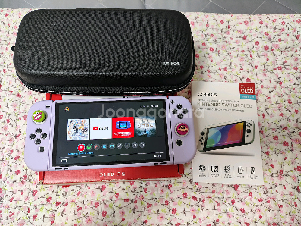 닌텐도 스위치 OLED 모델 화이트 팝니다.--0