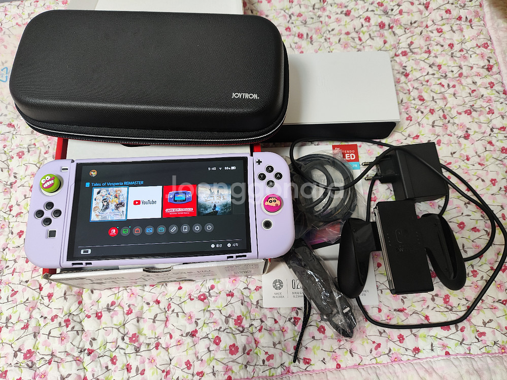 닌텐도 스위치 OLED 모델 화이트 팝니다.--1