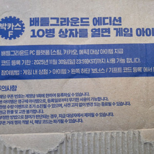 배틀그라운드 박카스 코드