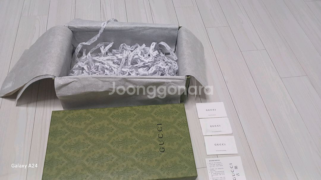 CUCCI 구찌 신발박스(사이즈 사진참조)+속지4장+캘--4