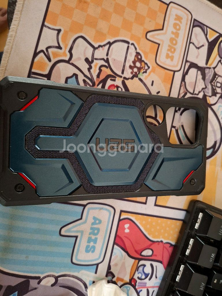 s25용 uag 모나크 케블라 마그네틱 케이스--1