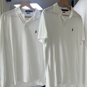 [M] 폴로 카라티 화이트 긴팔/반팔