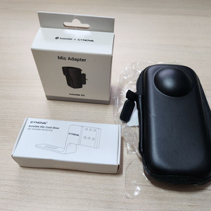 인스타360 X3 마이크 어댑터, 콜드슈, 하드파우치