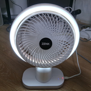 젠크 LED 탁상용 선풍기
