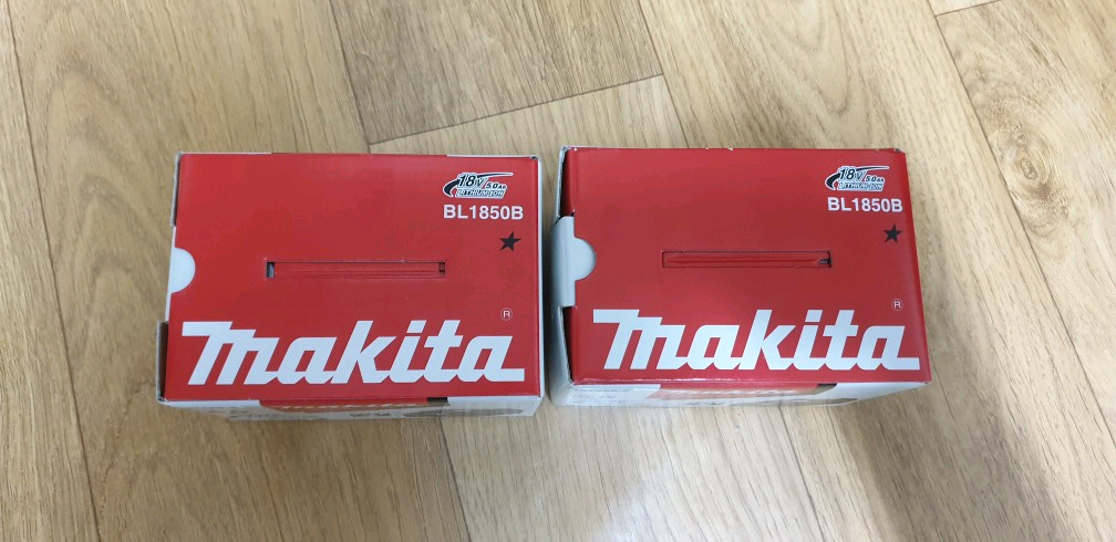 마끼다18V5.0Ah정품배터리BL1850B2개일괄--1