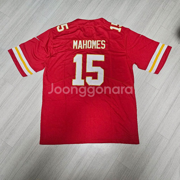 NFL 캔자스시티 마홈스 레드 져지--1