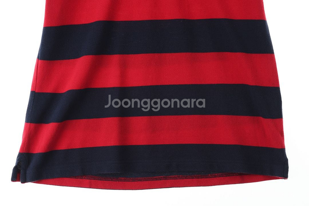 (M-XL) 타미힐피거 반팔 카라 티셔츠 스트라이프--2