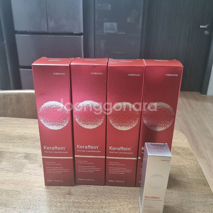 하나네집 버본듀 케라페인 안티 헤어 삼푸 .미스트--0