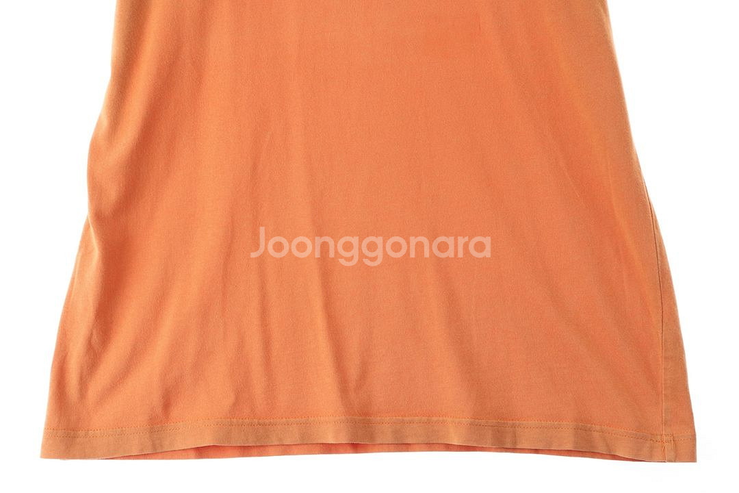 (XL-2XL) 브랜드빈티지 반팔 티셔츠 주황--2