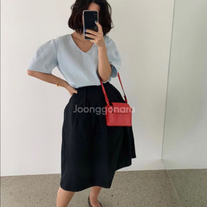 오르 레드 숄더백