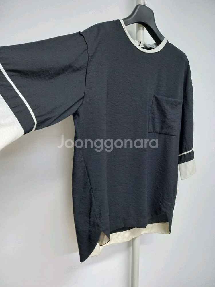 르베이지 춘하 레이온 실크 7부8부 블라우스 66--3