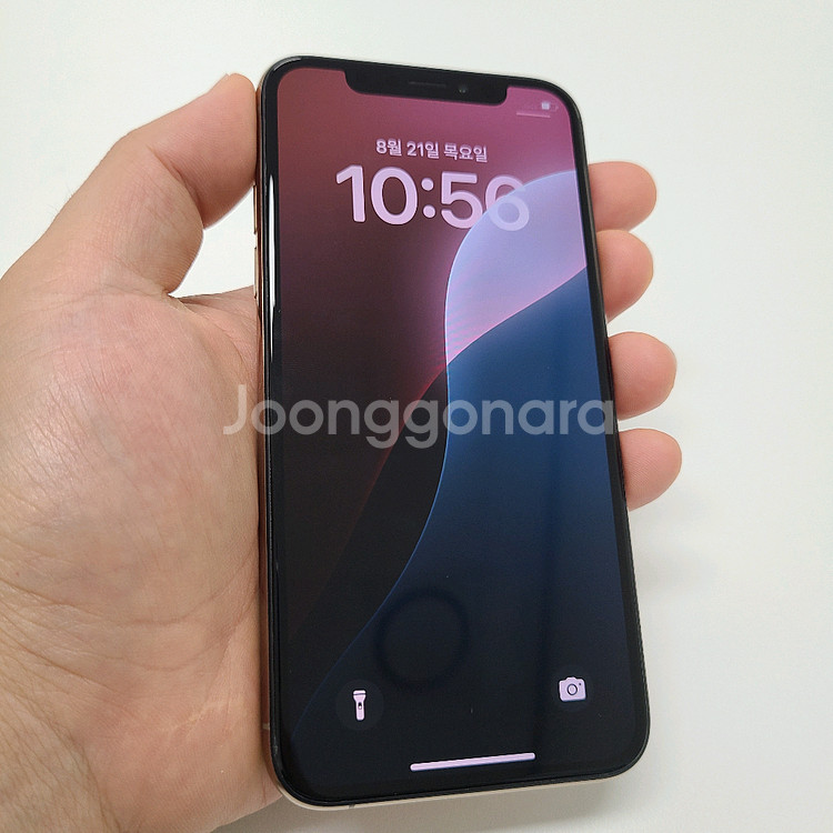 배터리 100% 아이폰 XS 512기가 골드 팝니다!--1